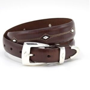 Brighton Brown Leather Men's Belt
